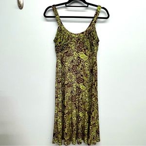 Evan Picone floral swingy sleeveless dress size 6